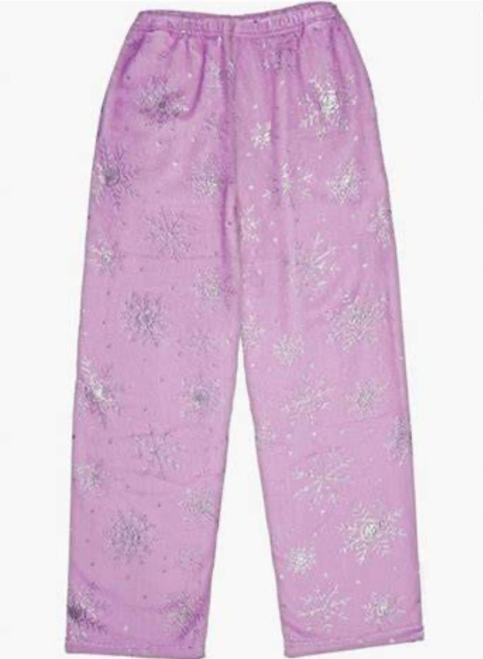 iScream’s Whimsical Snowflakes Plush Pants