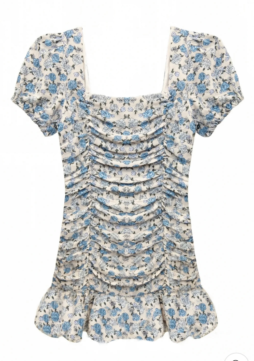 Katie J NYC  Girls Tween Ariel Dress - Blue Bunches