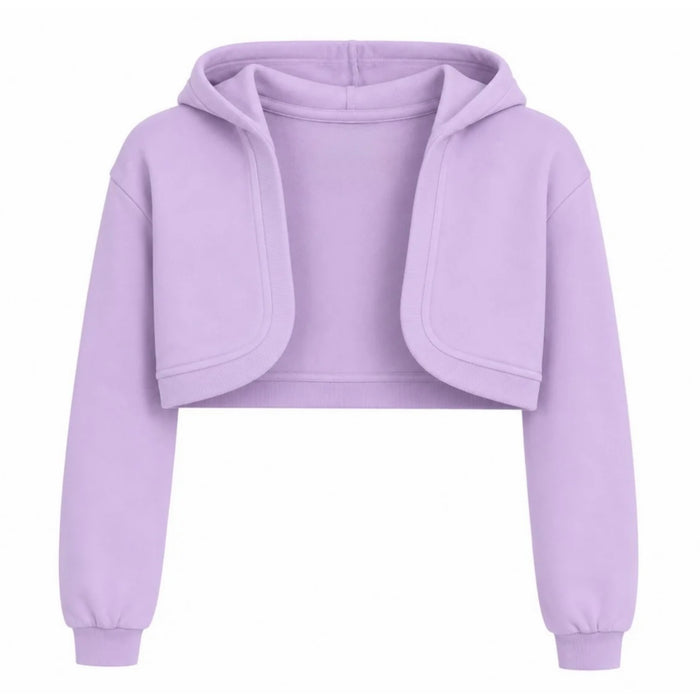 Katie J NYC Girls/Tween Tristan Hooded Shrug - Lavender