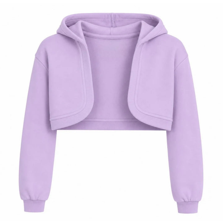 Katie J NYC Girls/Tween Tristan Hooded Shrug - Lavender
