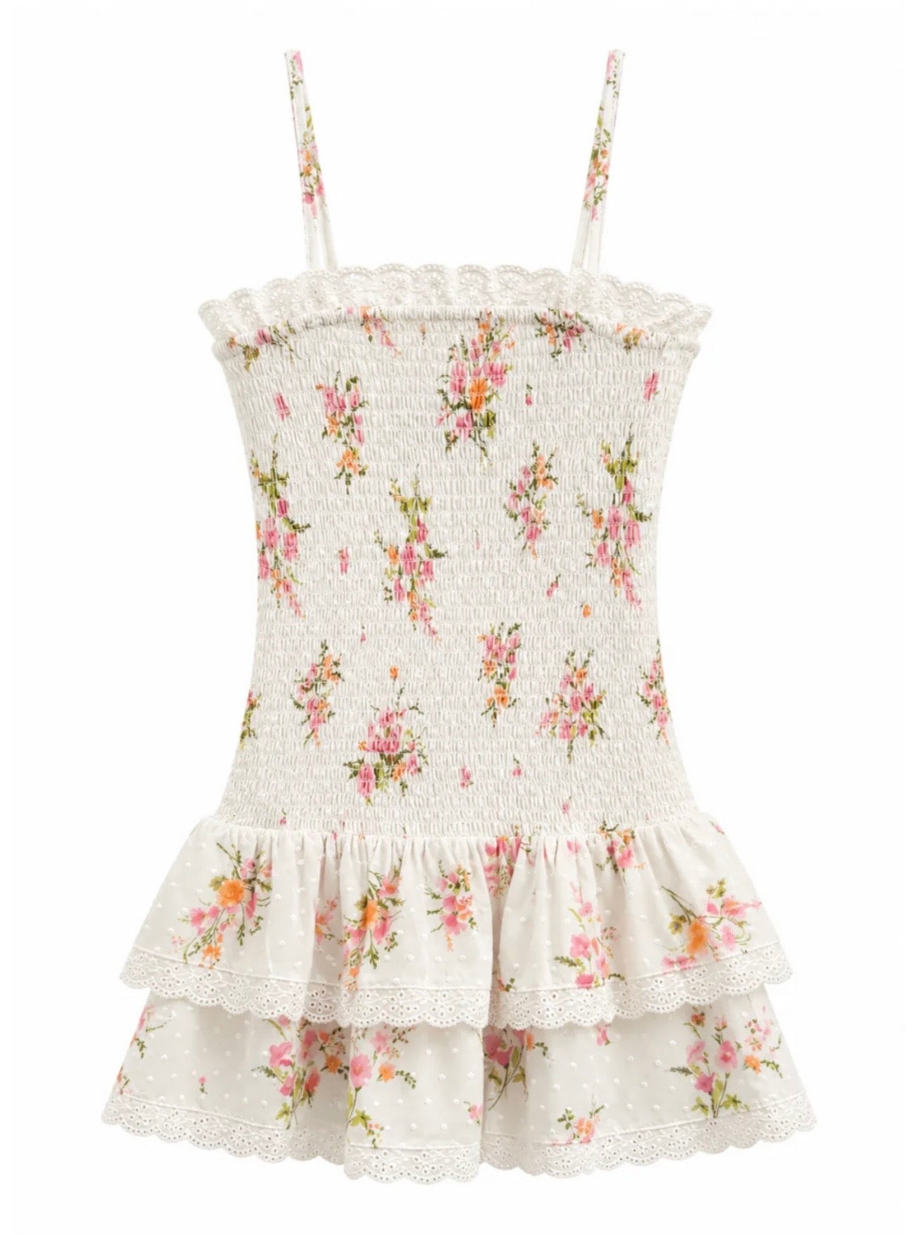 Katie J NYC  Girls Tween Melina Drop Waist Ruffle Dress - Vintage Wildflower