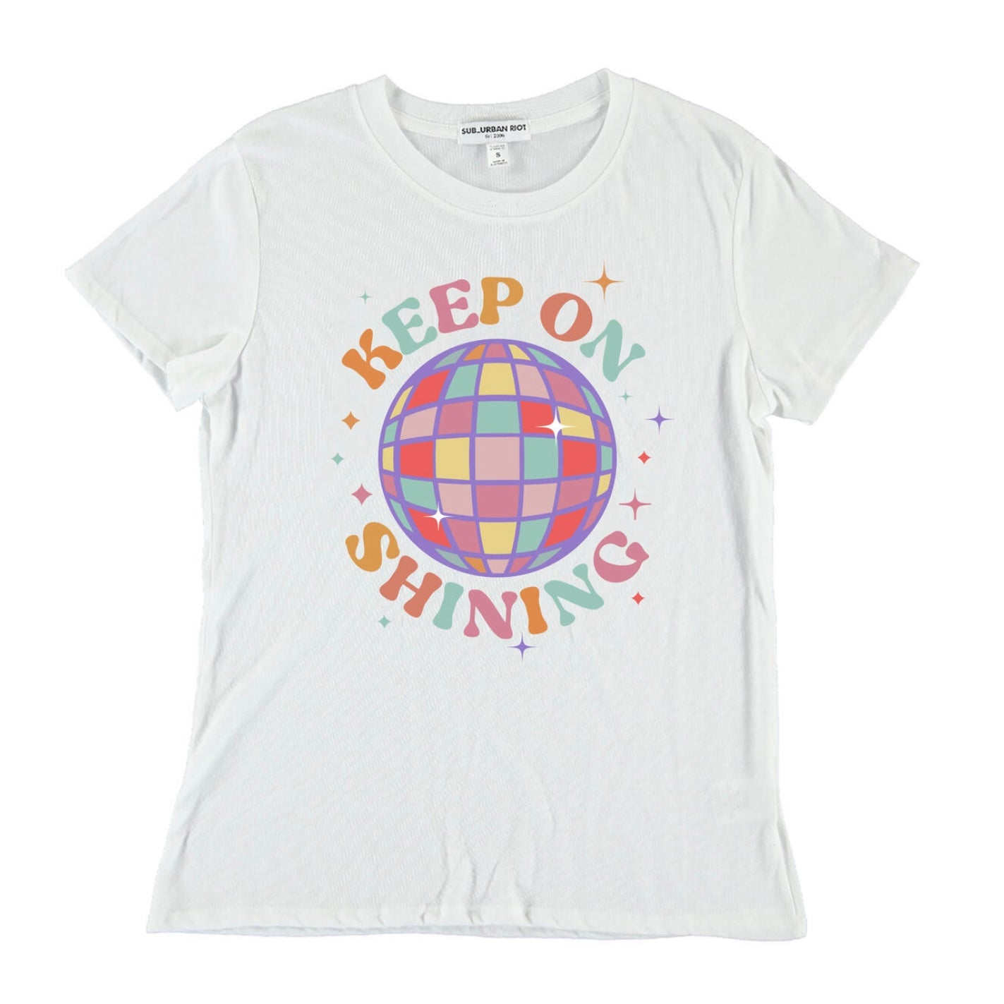 Sub_Urban Riot Girls Tween “Keep On Shining” Classic Tee