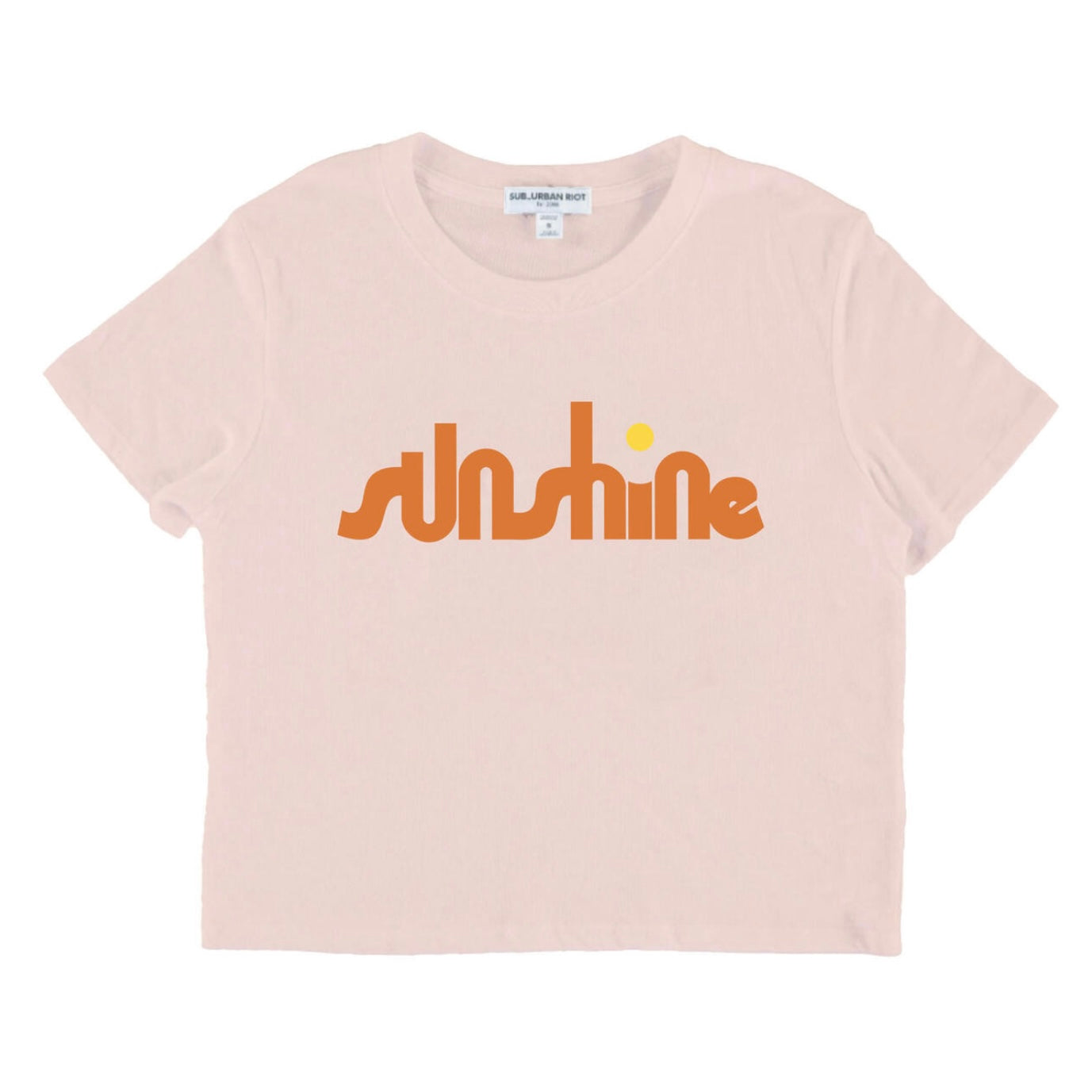 Sub_Urban Riot Girls Tween “Sunshine” Boxy Crop Tee