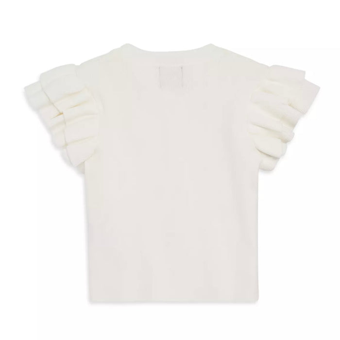 Katie J NYC  Junior Isla Top - Baby Pink & Off White