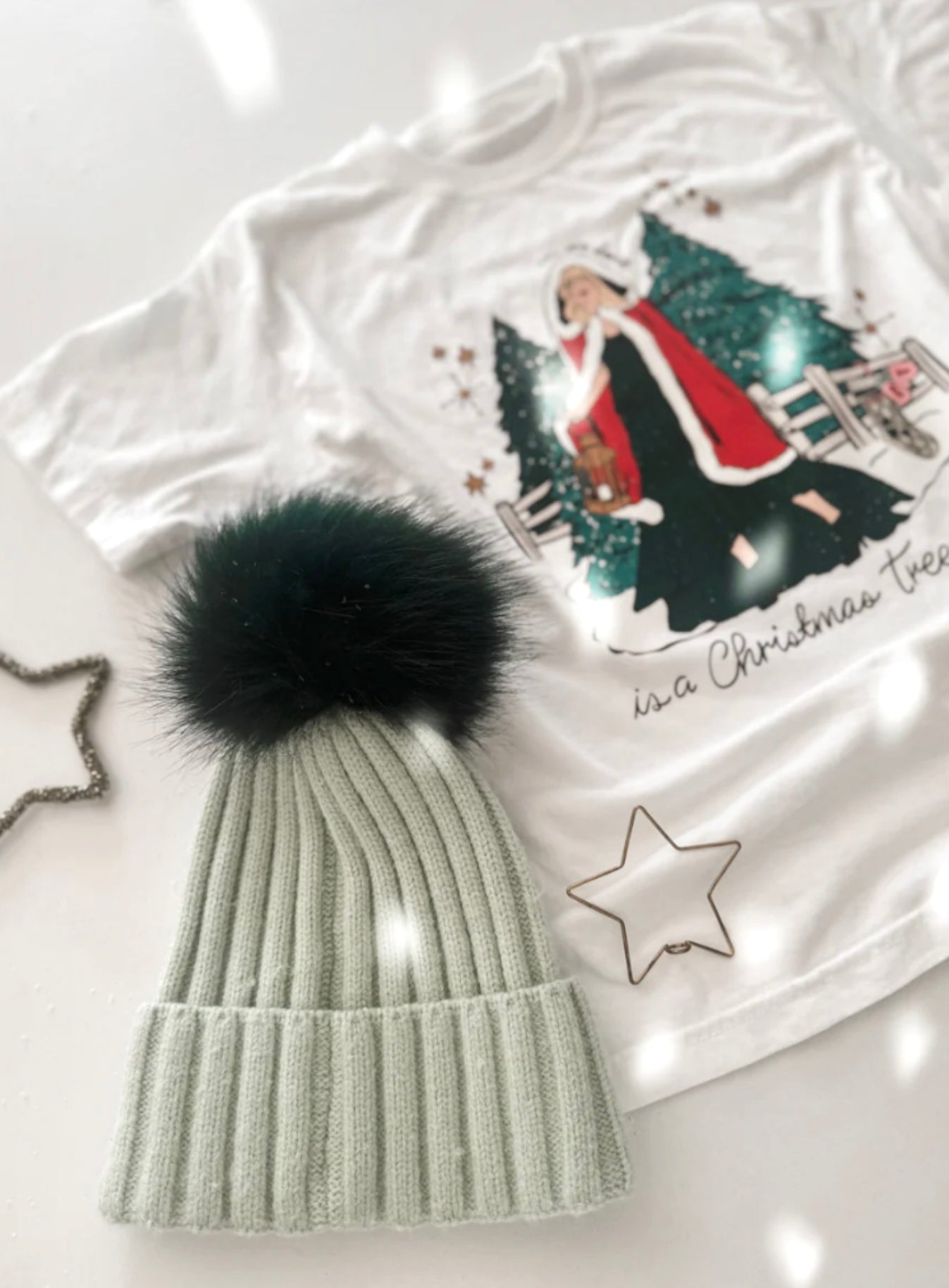 Elizabeth & Faith Swiftie XMas Tree Tee