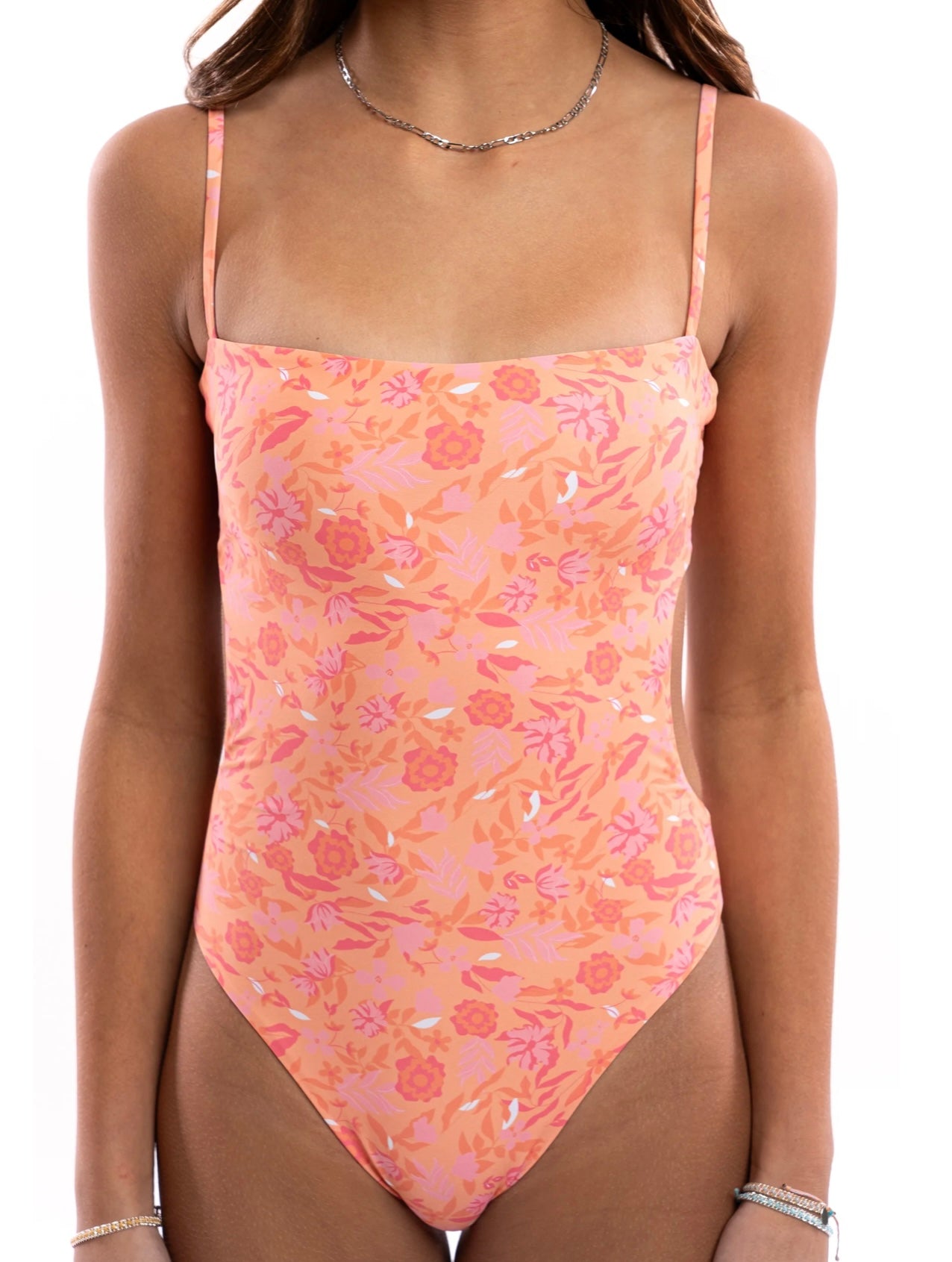 Kaveah Open Back One-Piece Swimsuit
