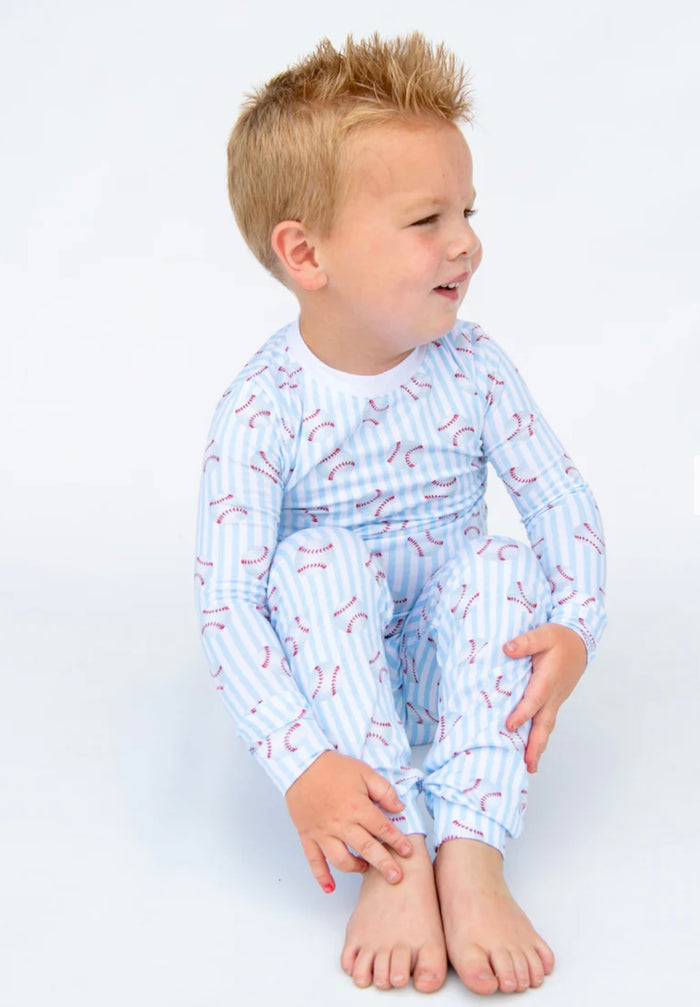 Esme Boy's New Baseball Pajama Set