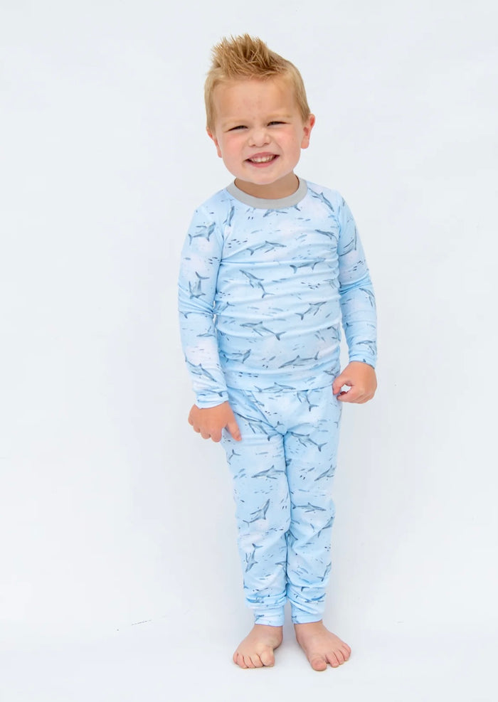 Esme Boy's New Shark Pajama Set