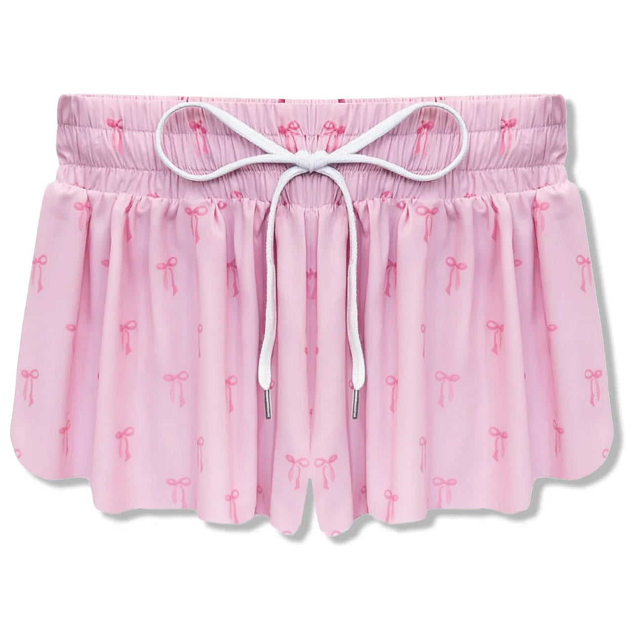 Katie J NYC Tween Farrah Shorts in Pink Bow print