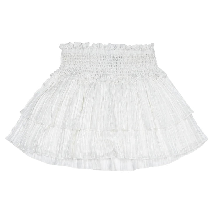 Katie J NYC  Tween Talia Lurex Skirt - White Lurex