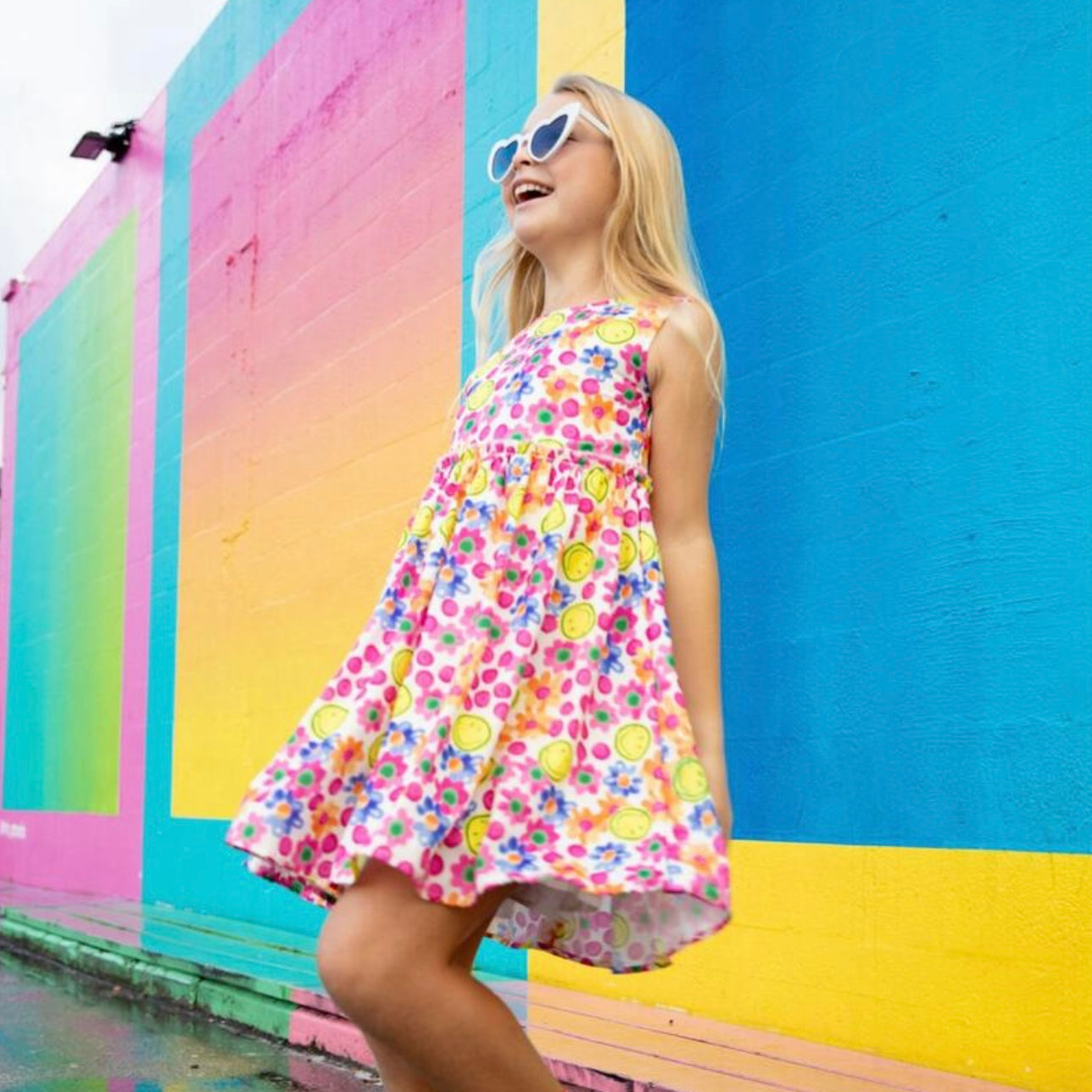 Smiley Flowers Dress