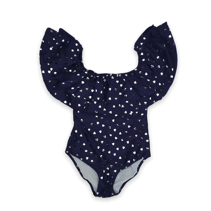 Piccoli Principi - Sissi - Navy Silver Hearts