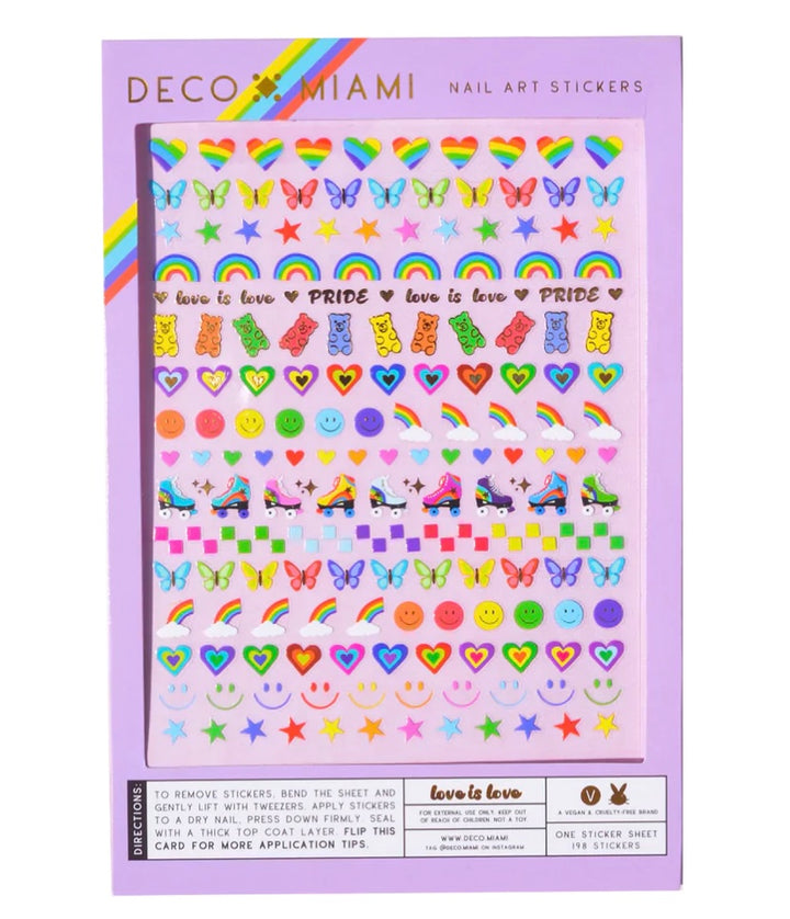 Deco Miami - Love is Love Nail Stickers