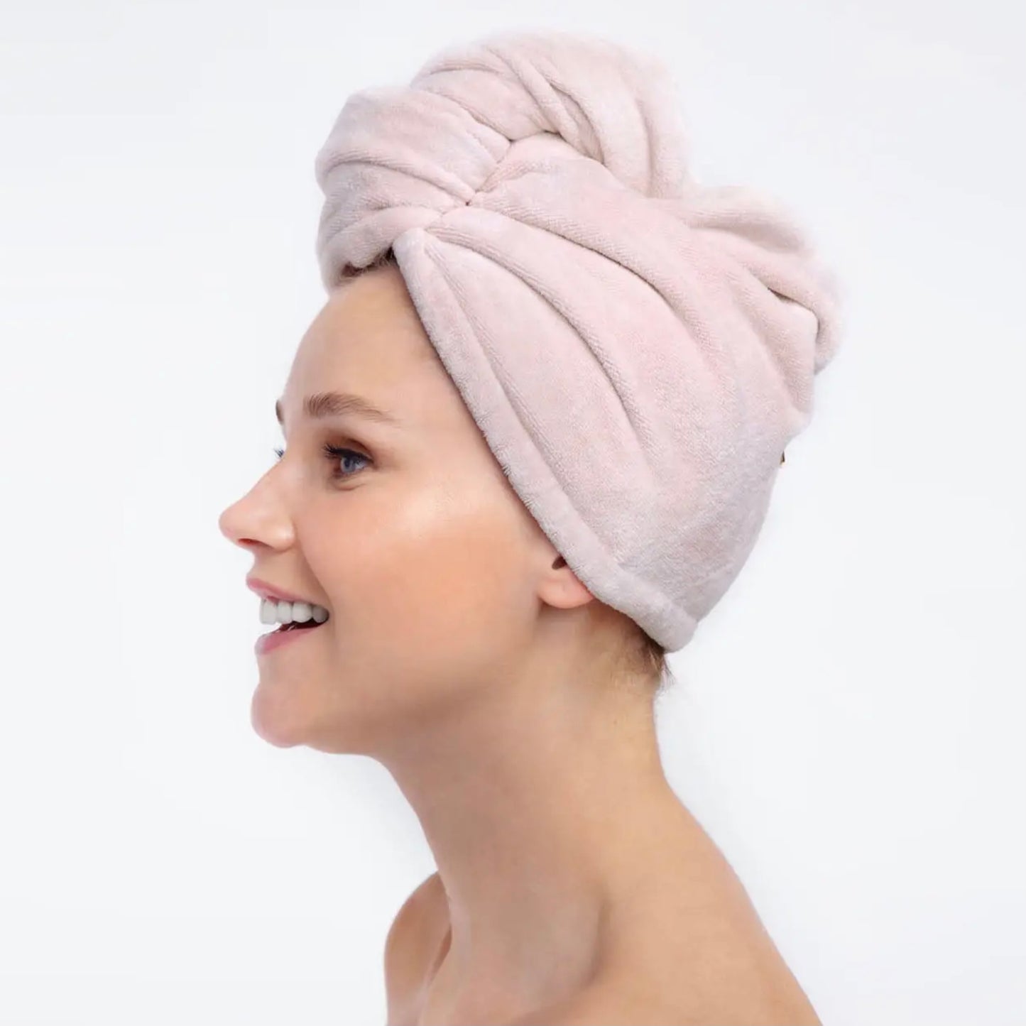 Kitsch Microfiber Hair Towel - Blush