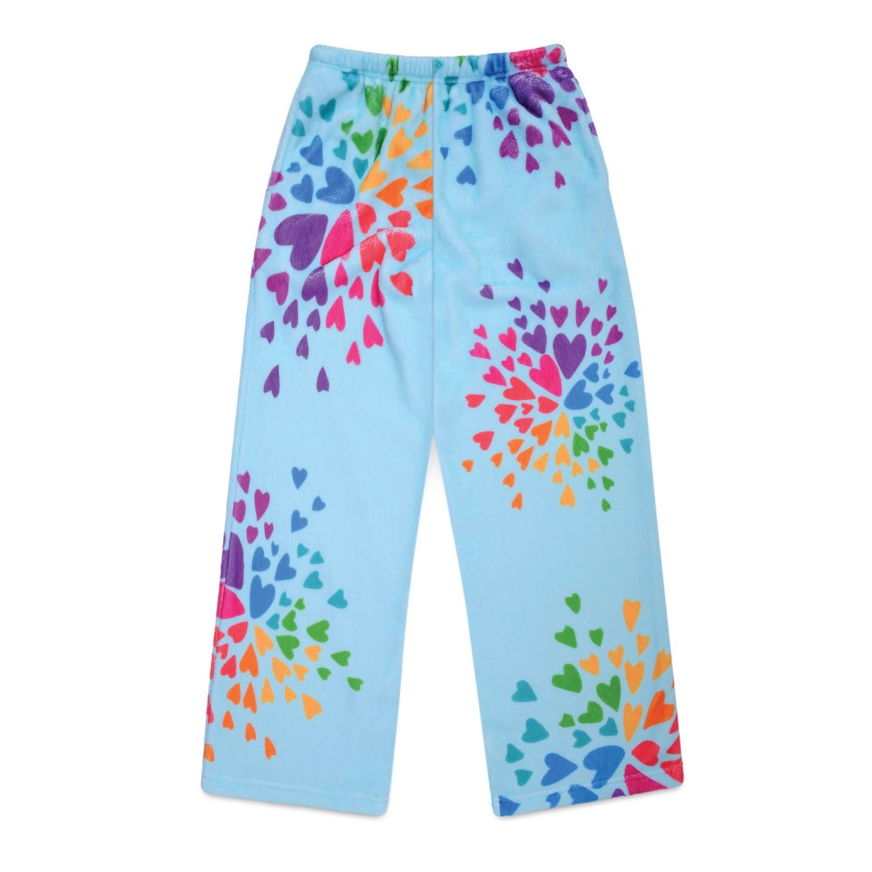 Pretty in white plush pants main image 1