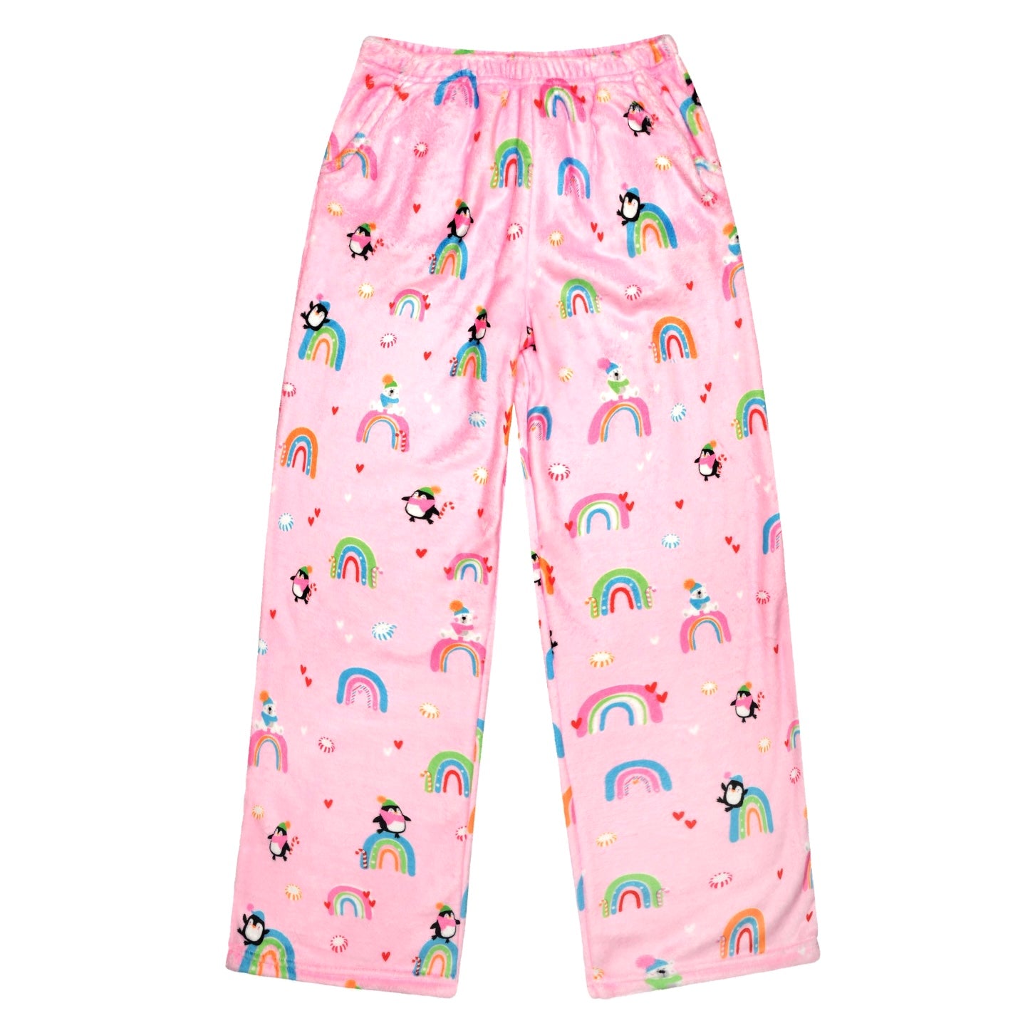 Peppermint Rainbows Plush Pants