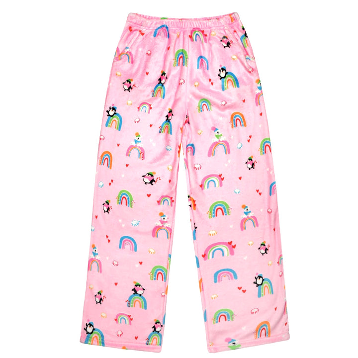 Peppermint Rainbows Plush Pants