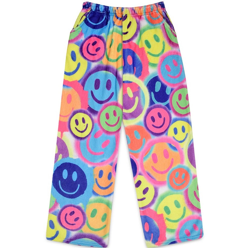 Spray Paint Smiles Plush Pants