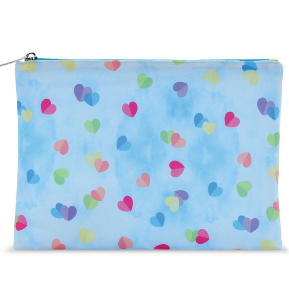 Playful Hearts Cosmetic Bag Trio