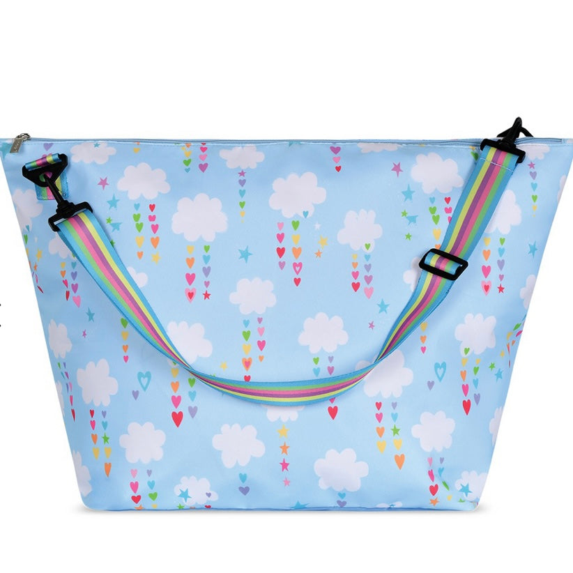 Cheerful Clouds Weekender Tote Bag