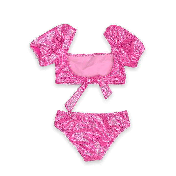 Piccoli Principi - Daisy Glitter Neon Pink Bikini