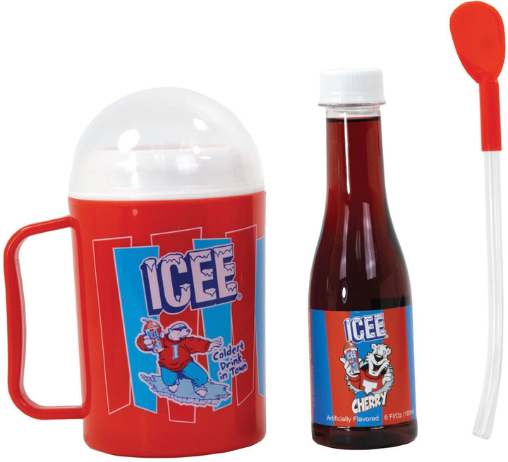 Icee Making Cup & Cherry Syrup Set