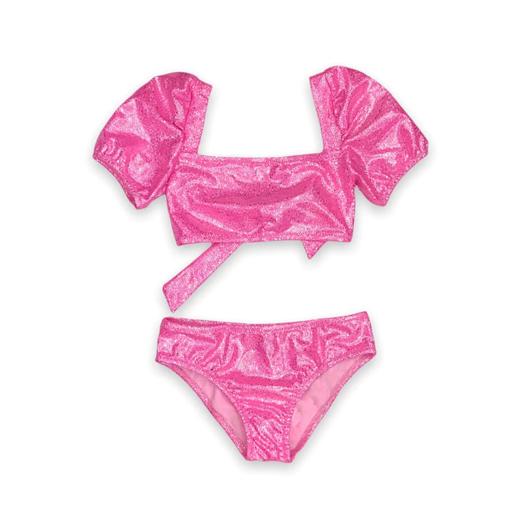 Piccoli Principi - Daisy Glitter Neon Pink Bikini