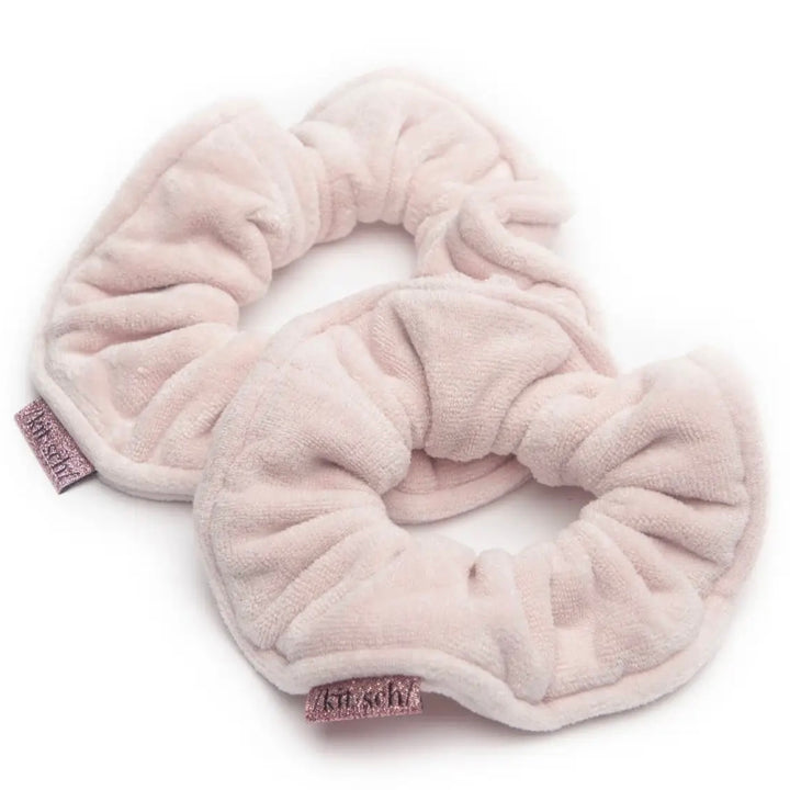 Kitsch Microfiber Towel Scrunchies - Blush