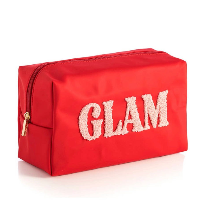 Glam Cosmetic Pouch - Large Red