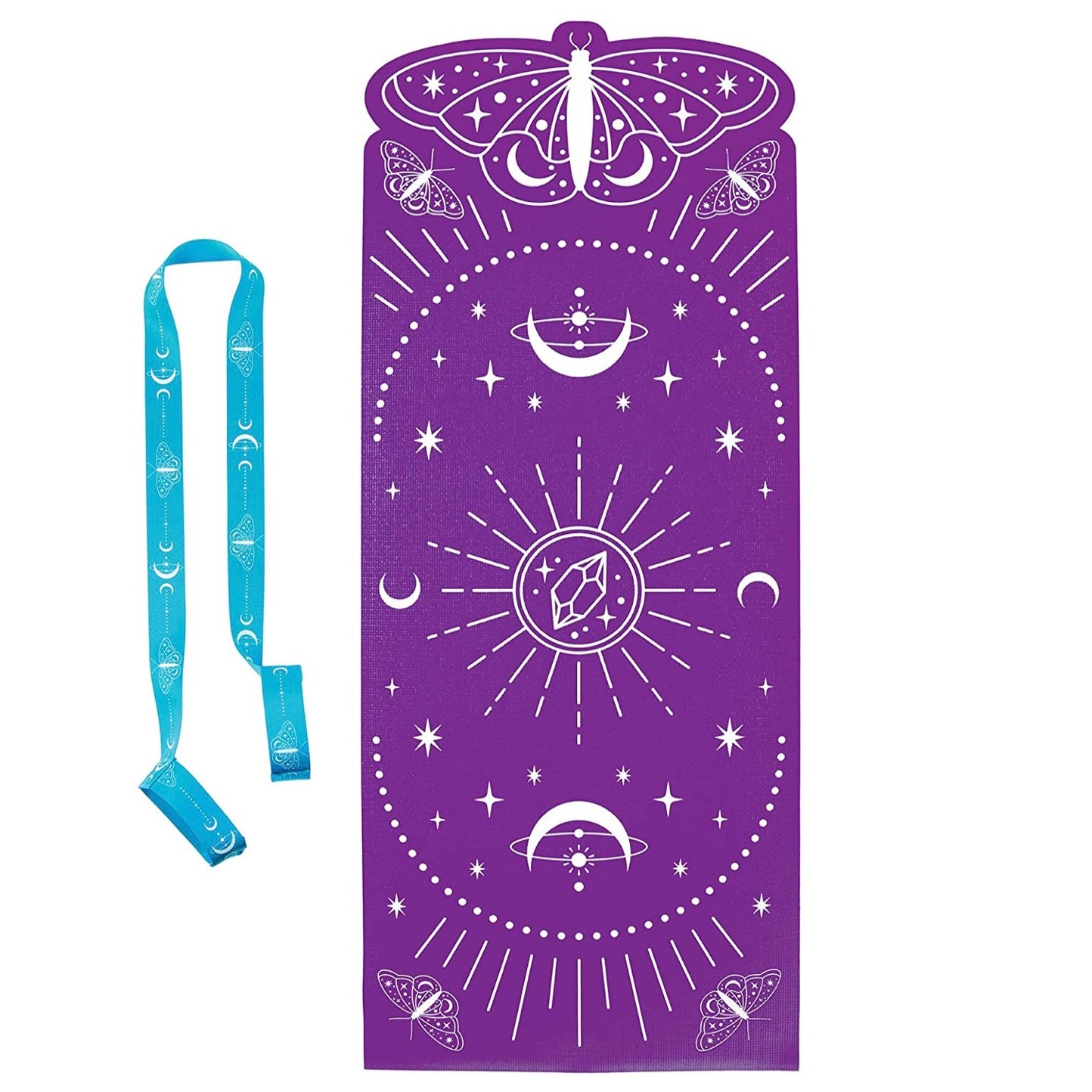Three Cheers for Girls - Celestial Yoga Mat & Carrying Strap