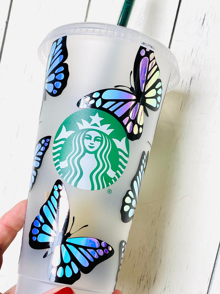 Starbucks Butterfly Iridescent Tumbler