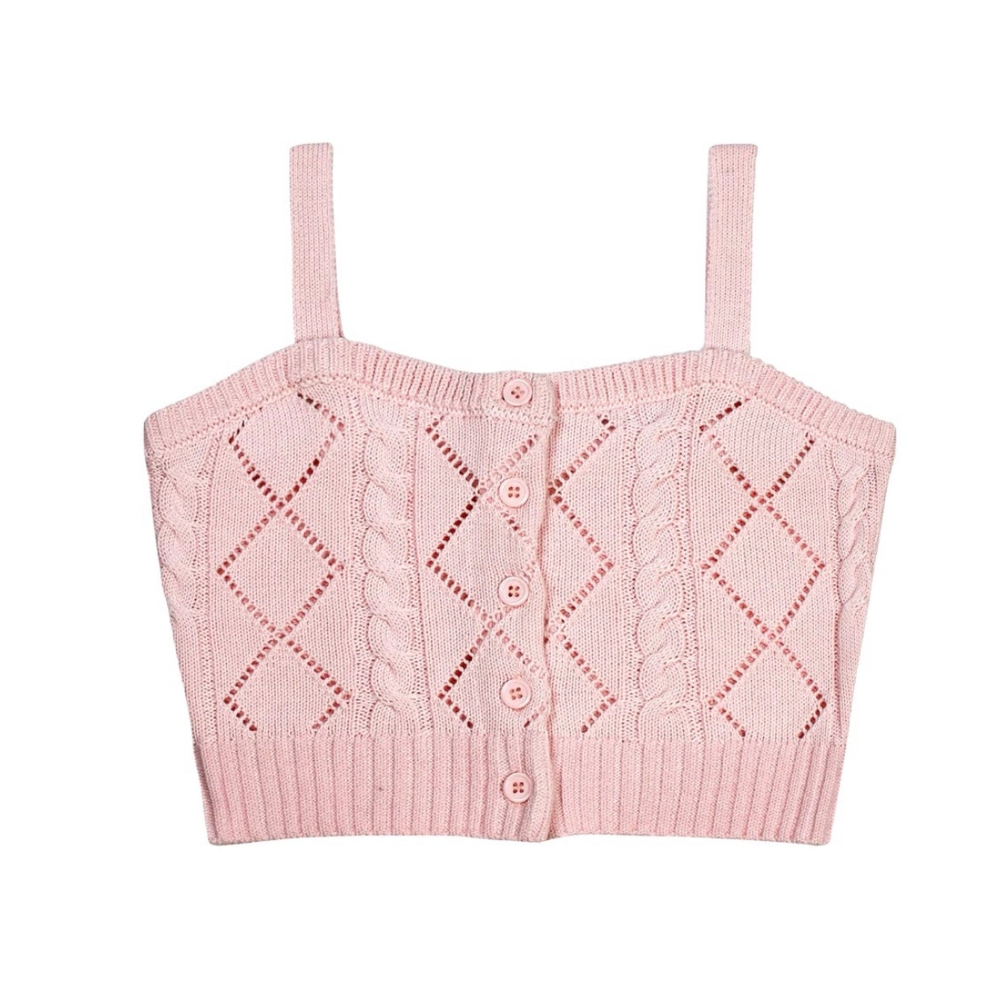 Katie J NYC  Tween Claire Cami & Cardi  - Pink