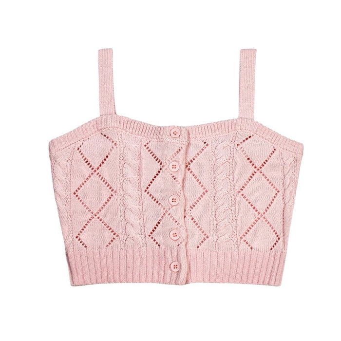 Katie J NYC  Tween Claire Cami & Cardi  - Pink