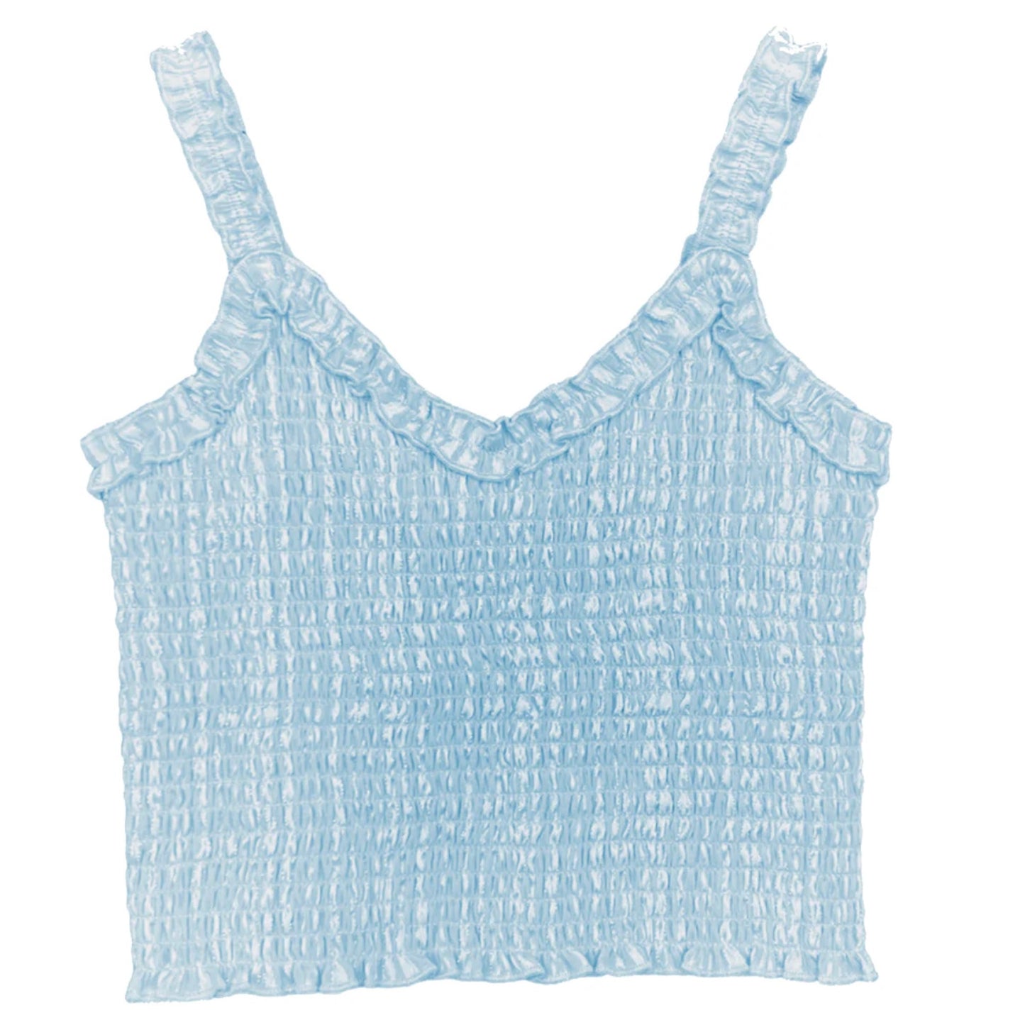 Katie J NYC  Tween Shari Top- Blue Lurex